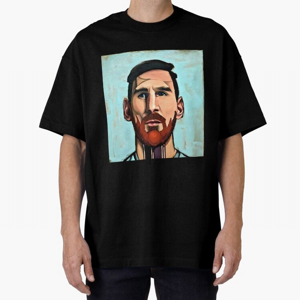 cartoon Messi Classic T-Shirt Bring Bold Fan Energy to Global Football Passion for FIFA World Cup 2026 USA Canada Mexico, with CR7 and Messi, England and Germany, Vintage Soccer Flavor, Modern Football Stars, National Flags and Final Night Emotion;