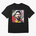 Billboard with Messi Boxy T-Shirt Bring Global Tournament Vibes to Global Football Passion for FIFA World Cup 2026, Made for Messi, Neymar and Mbappe, France and Portugal, Champion Mindset, Group Stage Buzz, Knockout Tension and Passionate Fan