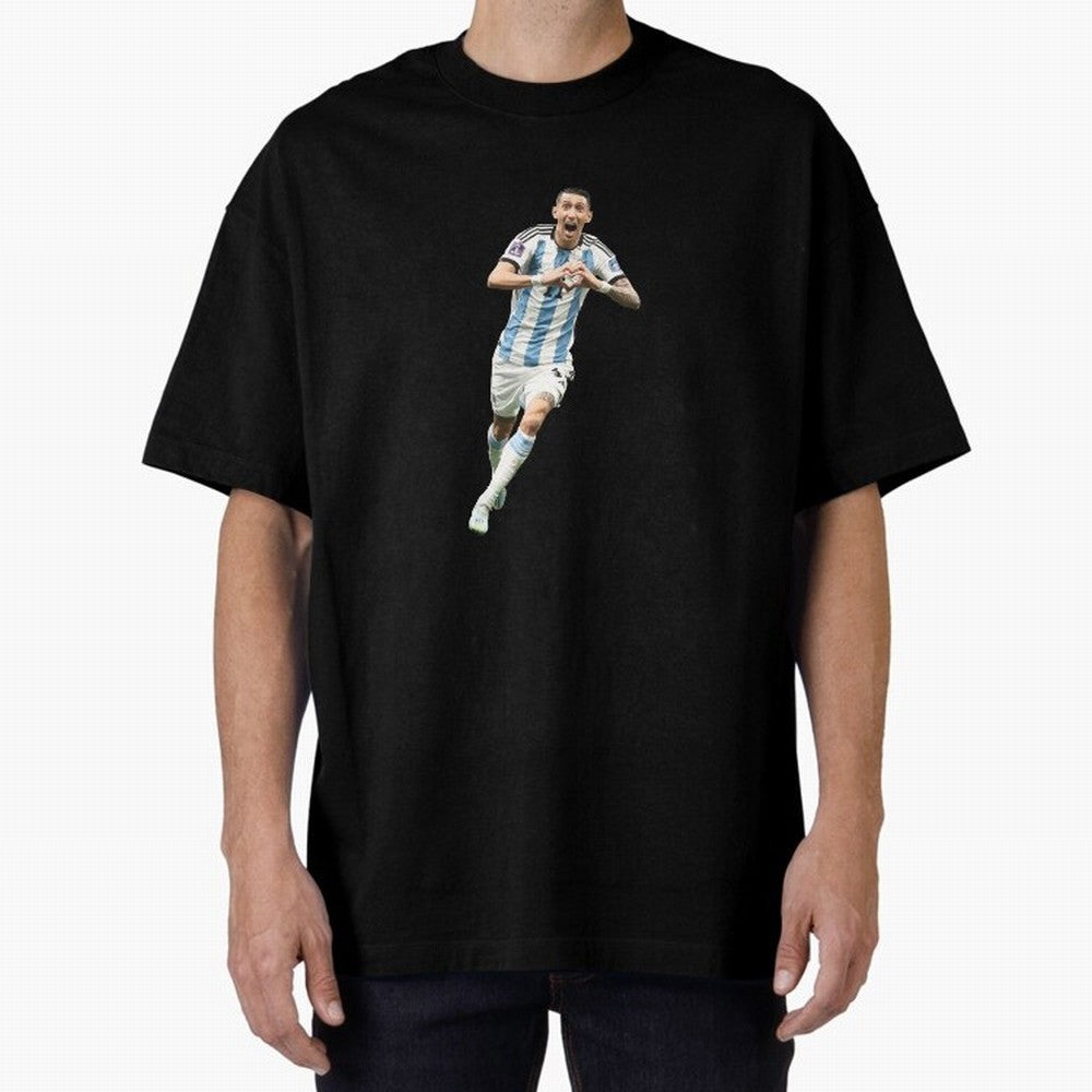 Angel Di Maria Oversized T-Shirt Discover FIFA World Cup 2026 Group Stage for Fans of Cristiano Ronaldo and Portugal, Bringing Worldwide Fan Energy, Dramatic Goals, Stadium Lights and Championship Celebrations; Made for Collectors Who Enjoy Iconic
