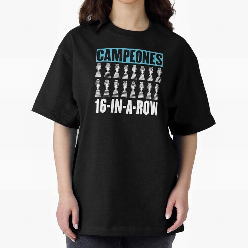 CHAMPIONS 16-IN-A-ROW Classic T-Shirt Represent Fans Who Live for Match Day Hype around FIFA World Cup 2026 Group Stage, Messi, Neymar and Mbappe, England, Football Festival Excitement, Trophy Ambitions, Country Rivalries and Star Player Buzz;