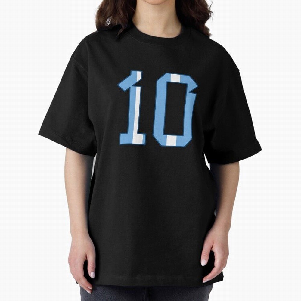 10 - Lionel Messi - Argentina Colours Classic T-Shirt Fuel the Hype around Global Football Passion for FIFA World Cup 2026 USA Canada Mexico, Filled with Haaland and Mbappe, Brazil, Portugal and Argentina, Sports Nostalgia, International