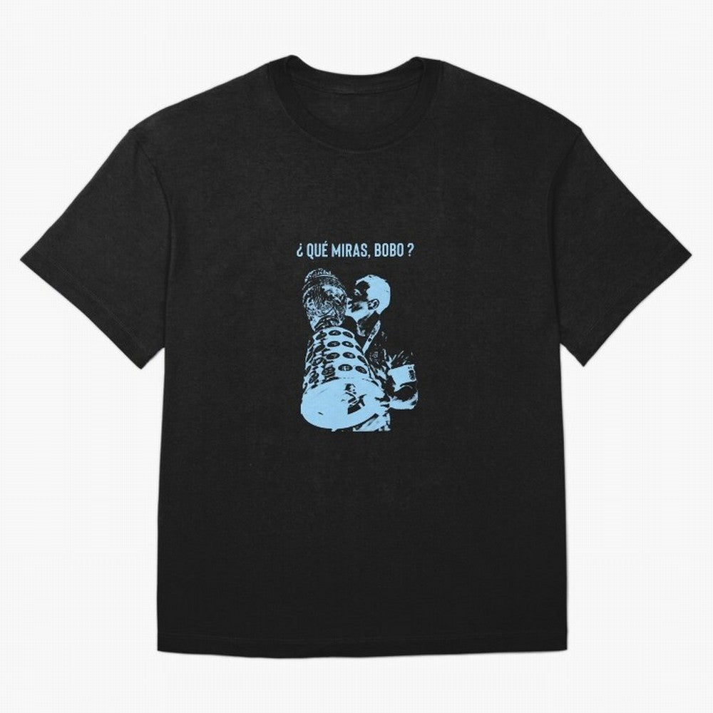 ?Que miras bobo? Oversized T-Shirt Carry the Colors and Pride of Global Football Passion for FIFA World Cup 2026 Group Stage, Celebrating Haaland, Brazil, Portugal and Argentina, Vintage Soccer Flavor, Modern Football Stars, National Flags and