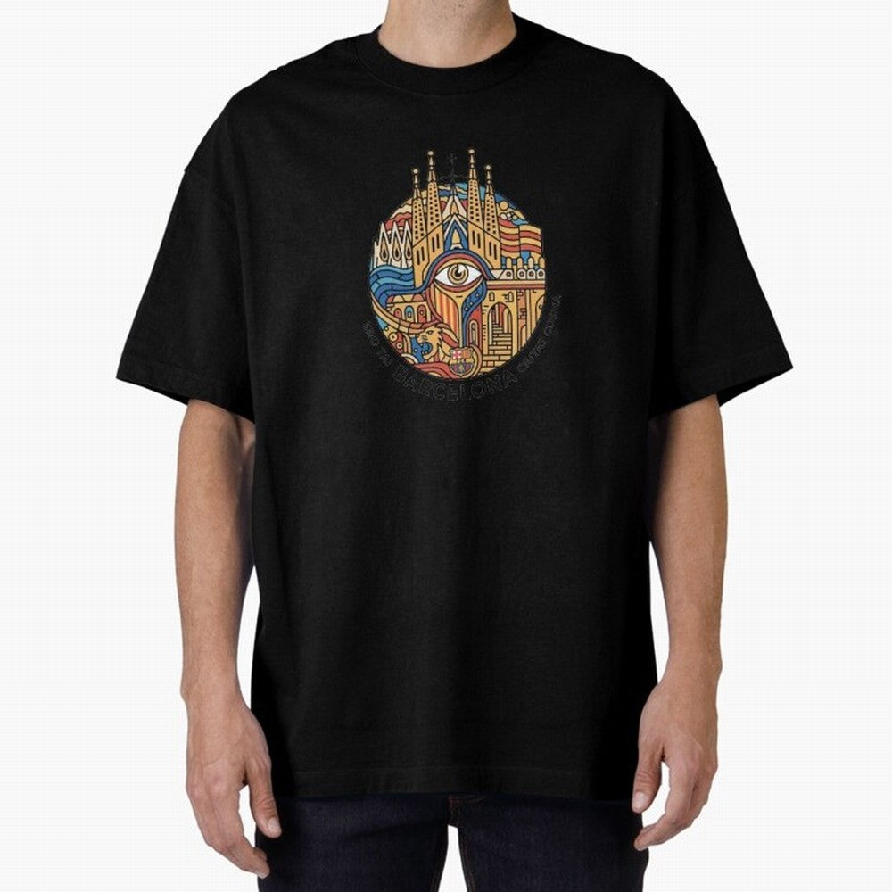 BARCELONA Oversized T-Shirt Show Match Day Excitement for the FIFA World Cup 2026 Group Stage Journey through Messi, Neymar and Mbappe Highlights, Spain and Netherlands Pride, Fan Favorite Moments, National Team Passion, Big Match Drama and Soccer