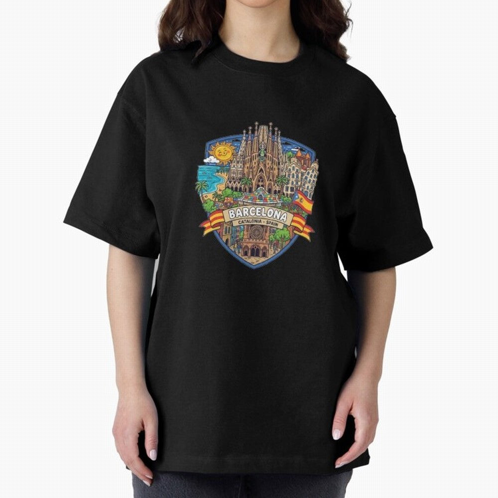 BARCELONA Classic T-Shirt Remember Iconic Moments from Global Football Passion for FIFA World Cup 2026, Filled with Messi, Neymar and Mbappe, Germany, Global Supporter Spirit, Legendary Goals, National Colors and Tournament Celebration; Perfect for