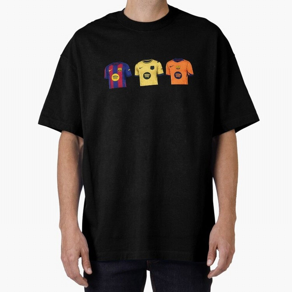 Barca 2526 Jersey Trio Classic T-Shirt Honor the Football Icons of FIFA World Cup 2026 USA Canada Mexico for Fans of Neymar and England, Bringing Classic Soccer Heritage, Championship Pressure, Fan Loyalty and International Pride; Made for