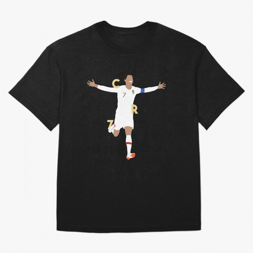 CR7 (Gold) Classic T-Shirt Celebrate Fan Culture around Global Football Passion for FIFA World Cup 2026 USA Canada Mexico, Filled with Mbappe, Argentina and Brazil, Fan Favorite Moments, National Team Passion, Big Match Drama and Soccer History;
