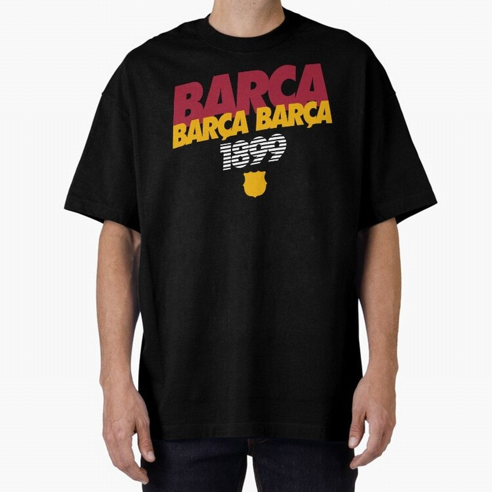 Barca Barca Barca Classic T-Shirt Show Up for the Glory of FIFA World Cup 2026 Filled with CR7 and Messi, Argentina and Brazil Energy, Championship Spirit, Famous Goals, Roaring Crowds and International Football Unity; Great for Supporters Who Love