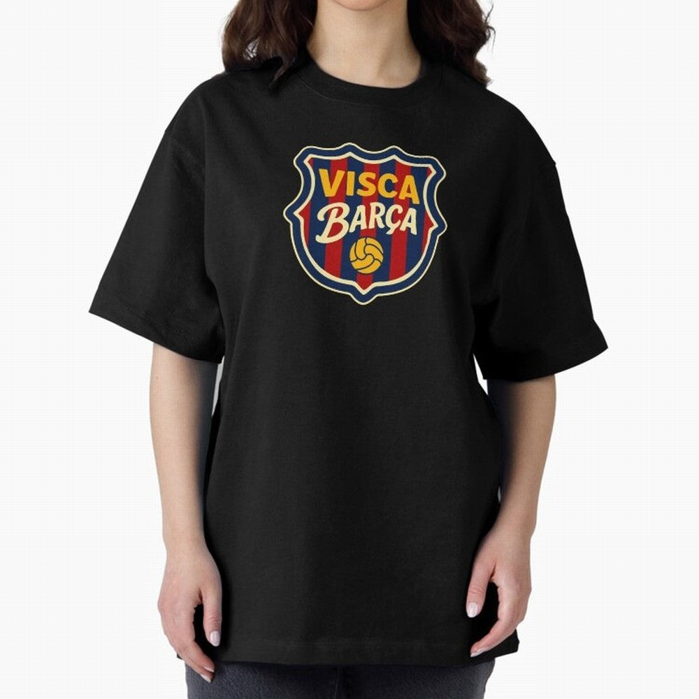 BAR-CE-LON-A Logo FC Merchandise Classic T-Shirt Represent the Passion of Global Football Passion for FIFA World Cup 2026, with Messi, CR7 and Mbappe, Brazil, Vintage Soccer Flavor, Modern Football Stars, National Flags and Final Night Emotion;