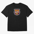 BAR-CE-LON-A Logo FC Merchandise Classic T-Shirt Represent the Passion of Global Football Passion for FIFA World Cup 2026, with Messi, CR7 and Mbappe, Brazil, Vintage Soccer Flavor, Modern Football Stars, National Flags and Final Night Emotion;