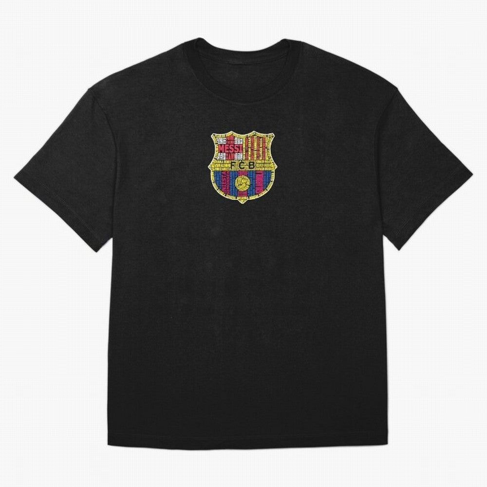 BAR-CE-LON-A Logo FC Merchandise Classic T-Shirt Follow Global Football Passion for FIFA World Cup 2026, Featuring Messi, Neymar and Mbappe, Brazil, Portugal and Argentina, Football Passion, Legendary Performances, Festival Vibes and Supporter
