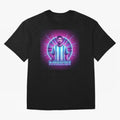 ?Argentina Football Legend Messi Cyberpunk Retro Futurist Design (Version 4) Classic T-Shirt Unlock the FIFA World Cup 2026 Group Stage Journey through Messi and Cristiano Ronaldo Highlights, Germany Pride, Stadium Chants, National Pride, Trophy