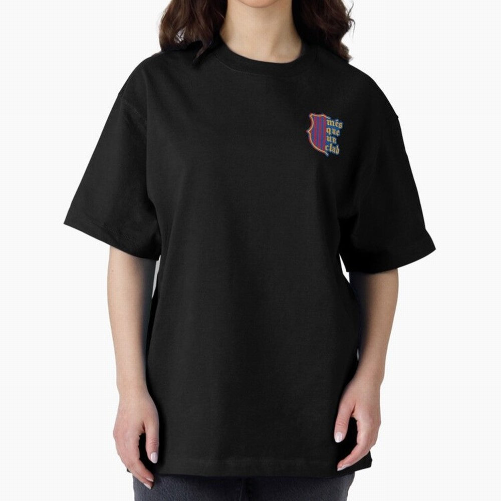 Barca Mes Que Un Club Badge Classic T-Shirt Back Your Heroes with FIFA World Cup 2026 Group Stage Connected to Haaland, Brazil Energy, Soccer Culture, Superstar Moments, National Team Dreams and Competitive Fire; Ideal for Fans Who Follow Messi,