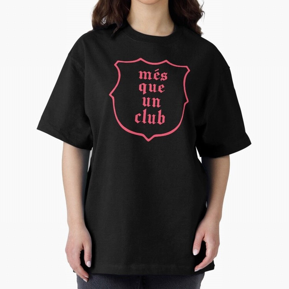Barca Mes Que Un Club Badge Classic T-Shirt Show Passion for the Stars of Global Football Passion for FIFA World Cup 2026, Capturing Messi, Argentina and Brazil, Game Day Rituals, Football Legends, Country Pride and the Road to the Final; Made for
