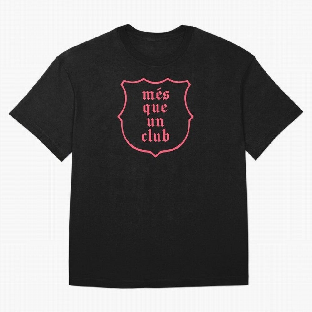 Barca Mes Que Un Club Badge Classic T-Shirt Show Passion for the Stars of Global Football Passion for FIFA World Cup 2026, Capturing Messi, Argentina and Brazil, Game Day Rituals, Football Legends, Country Pride and the Road to the Final; Made for