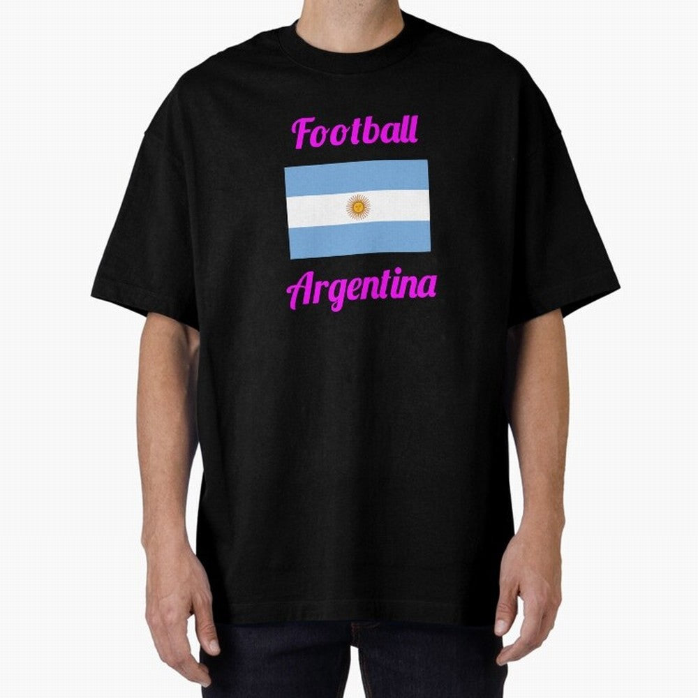 Argentina Football Flag ¨C Albiceleste Soccer Supporter Classic T-Shirt Refresh Global Football Passion for FIFA World Cup 2026 USA Canada Mexico, Made for Messi, CR7 and Mbappe, Brazil, Champion Mindset, Group Stage Buzz, Knockout Tension and