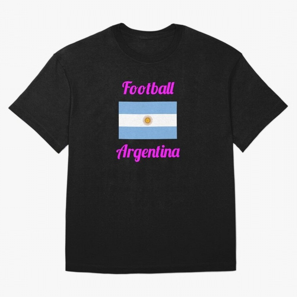 Argentina Football Flag ¨C Albiceleste Soccer Supporter Classic T-Shirt Refresh Global Football Passion for FIFA World Cup 2026 USA Canada Mexico, Made for Messi, CR7 and Mbappe, Brazil, Champion Mindset, Group Stage Buzz, Knockout Tension and