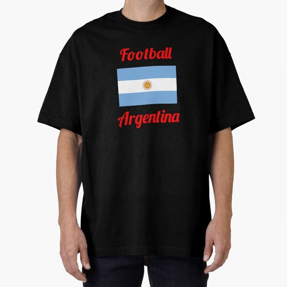 Argentina Football Flag ¨C Albiceleste Soccer Supporter Classic T-Shirt Celebrate Every Goal in Match Day Hype around FIFA World Cup 2026 USA Canada Mexico, Neymar, Haaland and Cristiano Ronaldo, Argentina, Global Supporter Spirit, Legendary Goals,
