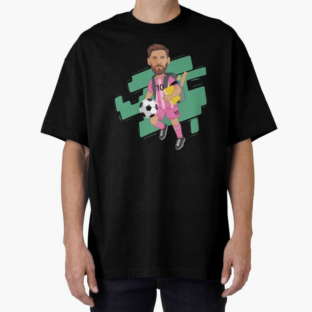 BACK TO SCHOOL - CARICATURE - LIONEL - MESSI - LEO Classic T-Shirt Celebrate Fan Culture around Match Day Hype around FIFA World Cup 2026 Group Stage, Cristiano Ronaldo, Haaland and CR7, Germany, Supporter Pride, Iconic Celebrations, Legendary
