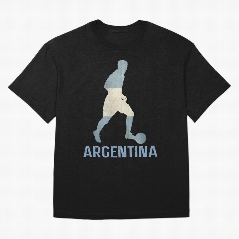 Argentina Essential T-Shirt Celebrate Every Goal in the FIFA World Cup 2026 Journey through Haaland and Mbappe Highlights, Portugal, Spain and Germany Pride, Tournament Hype, Historic Matchups, Family Viewing Parties and Global Sports Pride; Made