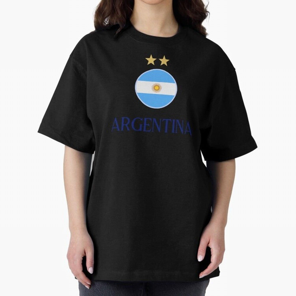 Argentina 2 Blue Classic T-Shirt Make Memories around FIFA World Cup 2026 Group Stage for Fans of Messi and Cristiano Ronaldo and Argentina, France and Brazil, Bringing Football Festival Excitement, Trophy Ambitions, Country Rivalries and Star