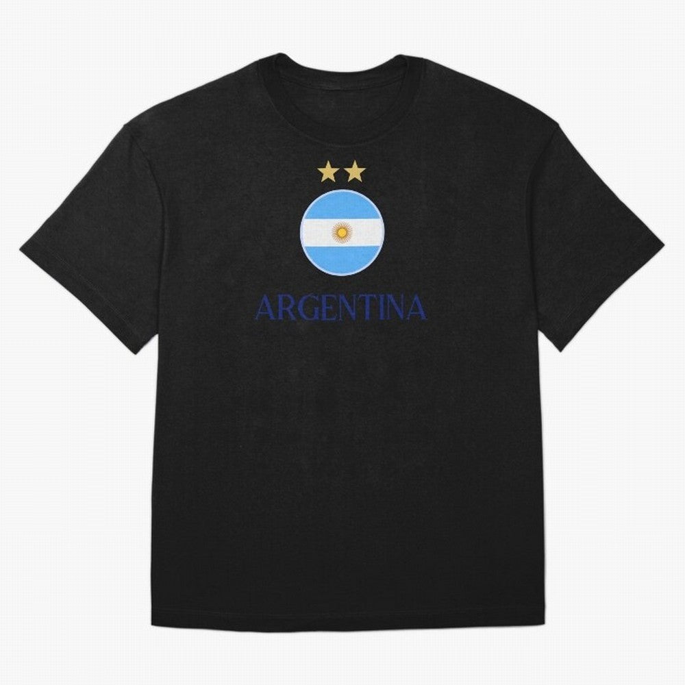 Argentina 2 Blue Classic T-Shirt Make Memories around FIFA World Cup 2026 Group Stage for Fans of Messi and Cristiano Ronaldo and Argentina, France and Brazil, Bringing Football Festival Excitement, Trophy Ambitions, Country Rivalries and Star