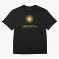 Argentina Gold Oversized T-Shirt Carry the Colors and Pride of the FIFA World Cup 2026 Journey through Cristiano Ronaldo, Haaland and CR7 Highlights, France and Portugal Pride, Vintage Soccer Flavor, Modern Football Stars, National Flags and Final