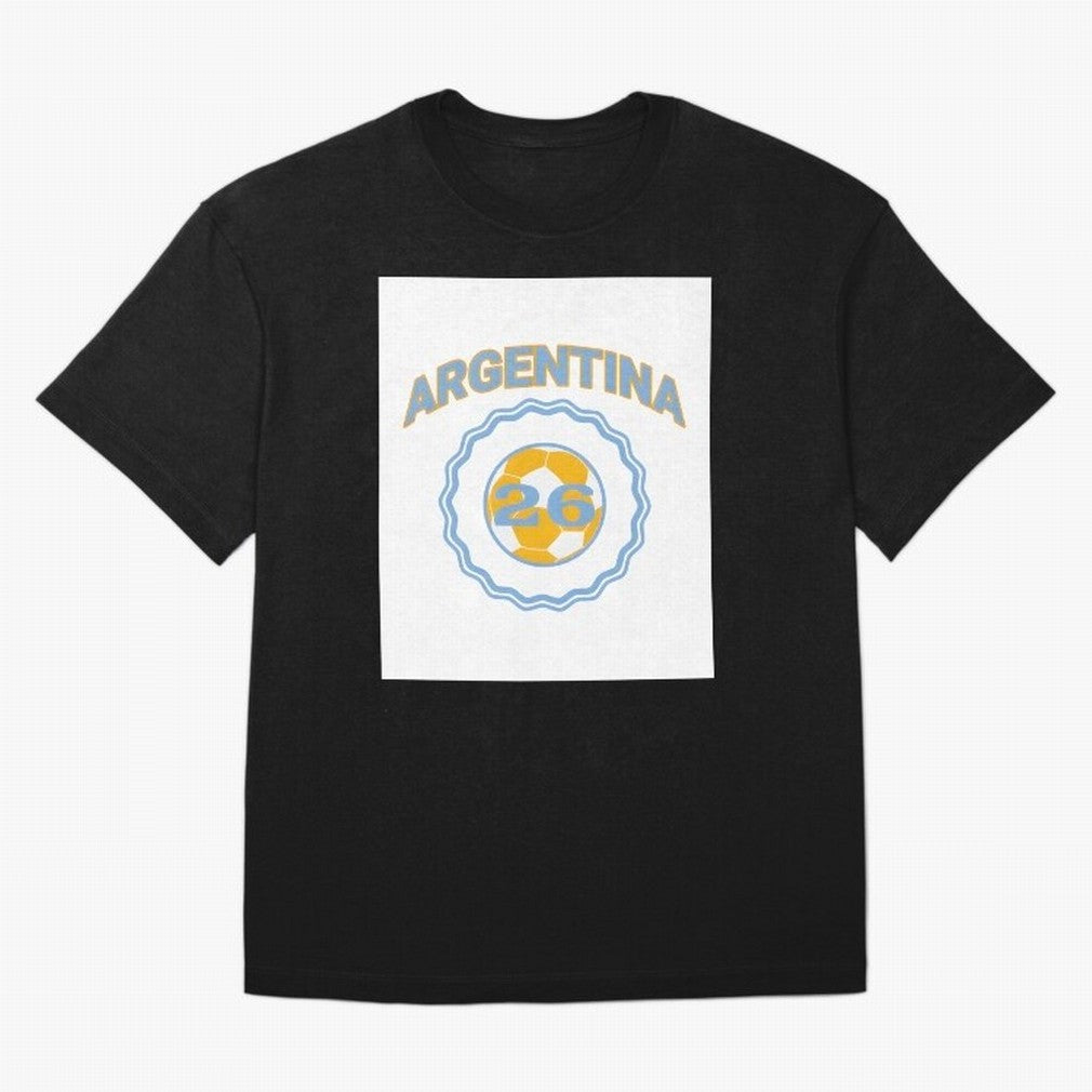 Argentina 2026 world cup soccer badge Premium T-Shirt Make Game Day About FIFA World Cup 2026 for Fans of Messi and England, Bringing Fan Favorite Moments, National Team Passion, Big Match Drama and Soccer History; Perfect for Fans, Collectors,