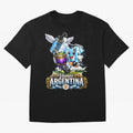 Cancha & Mate Dreams ¨C Argentina Football Heritage - Argentina Football Mate Mascot - Messi 10 Soccer Fan Art Classic T-Shirt Mark Match Day Hype around FIFA World Cup 2026, Messi, Neymar and Mbappe, France, Stadium Memories, Football Loyalty,