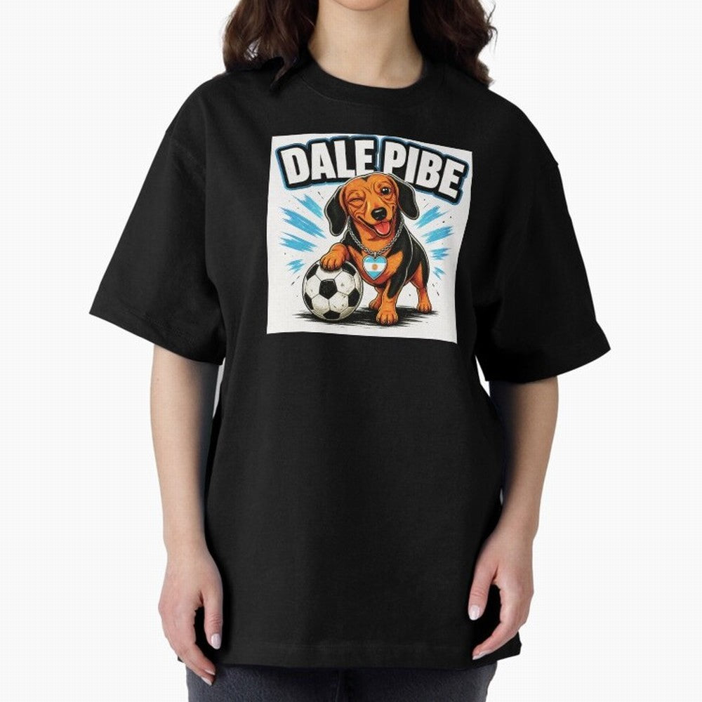 Argentine Soccer Dachshund - Dale Pibe Classic T-Shirt Honor the Beautiful Game during Global Football Passion for FIFA World Cup 2026 USA Canada Mexico, Centered on Haaland and Mbappe, Argentina and Brazil, Football Festival Excitement, Trophy