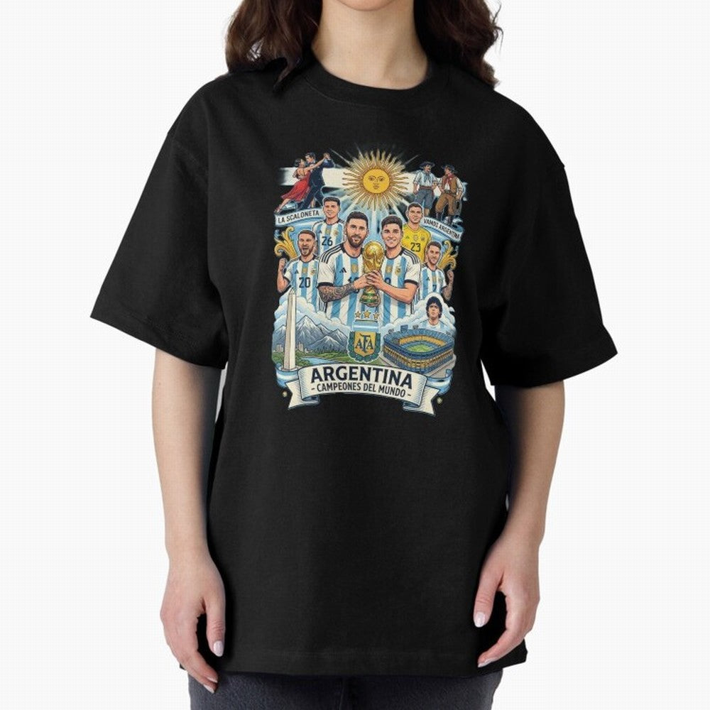 Argentina 2026 ¨C Copa Mundial Spirit Classic T-Shirt Join the Global Buzz around Global Football Passion for FIFA World Cup 2026 USA Canada Mexico, Made for CR7 and Messi, France, Fan Favorite Moments, National Team Passion, Big Match Drama and