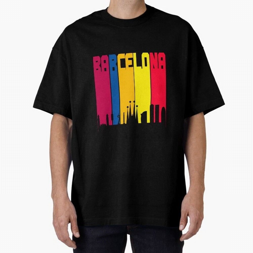Barcelona Skyline BCN Catalunya Classic T-Shirt Celebrate Fan Culture around FIFA World Cup 2026 USA Canada Mexico Spirit, Celebrating Argentina, France and Brazil, Messi, CR7 and Mbappe, Classic Soccer Heritage, Championship Pressure, Fan Loyalty