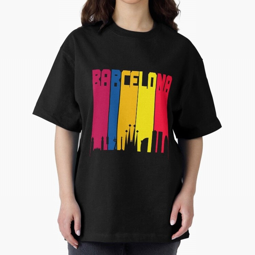 Barcelona Skyline BCN Catalunya Classic T-Shirt Celebrate Fan Culture around FIFA World Cup 2026 USA Canada Mexico Spirit, Celebrating Argentina, France and Brazil, Messi, CR7 and Mbappe, Classic Soccer Heritage, Championship Pressure, Fan Loyalty