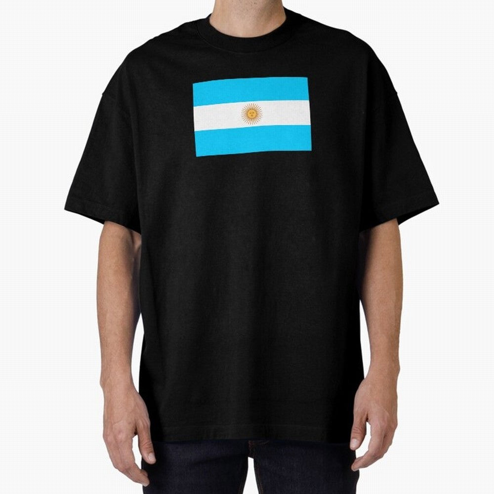 ARGENTINA Oversized T-Shirt Follow Global Football Passion for FIFA World Cup 2026 Group Stage, Made for Messi and Cristiano Ronaldo, England and Germany, Worldwide Fan Energy, Dramatic Goals, Stadium Lights and Championship Celebrations; Ideal for