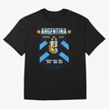 Argentina Football Champions Legacy Badge Design Active T-Shirt Bring a Vintage Feel to FIFA World Cup 2026 Group Stage Spirit, Filled with Argentina and Brazil, CR7, Championship Spirit, Famous Goals, Roaring Crowds and International Football