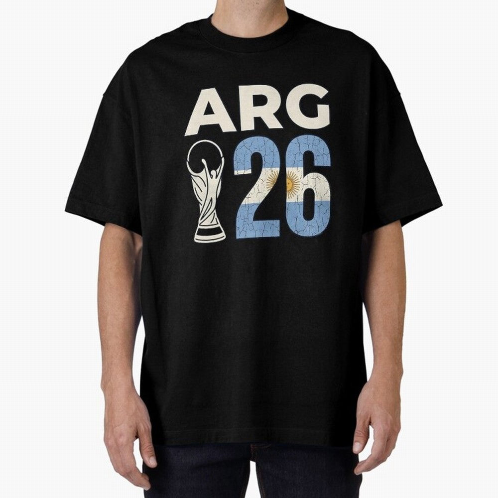 Argentina Football World Cup 2026 - Vintage Arg 26 Flag Design Essential T-Shirt Fuel FIFA World Cup 2026 Group Stage Driven by CR7, France and Portugal Energy, Worldwide Fan Energy, Dramatic Goals, Stadium Lights and Championship Celebrations;
