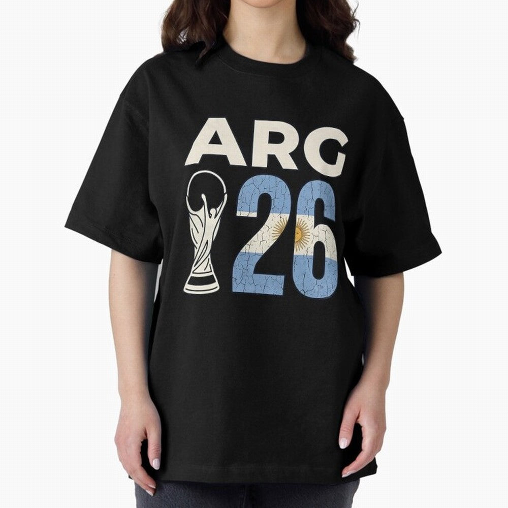 Argentina Football World Cup 2026 - Vintage Arg 26 Flag Design Essential T-Shirt Fuel FIFA World Cup 2026 Group Stage Driven by CR7, France and Portugal Energy, Worldwide Fan Energy, Dramatic Goals, Stadium Lights and Championship Celebrations;