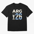Argentina Football World Cup 2026 - Vintage Arg 26 Flag Design Essential T-Shirt Fuel FIFA World Cup 2026 Group Stage Driven by CR7, France and Portugal Energy, Worldwide Fan Energy, Dramatic Goals, Stadium Lights and Championship Celebrations;