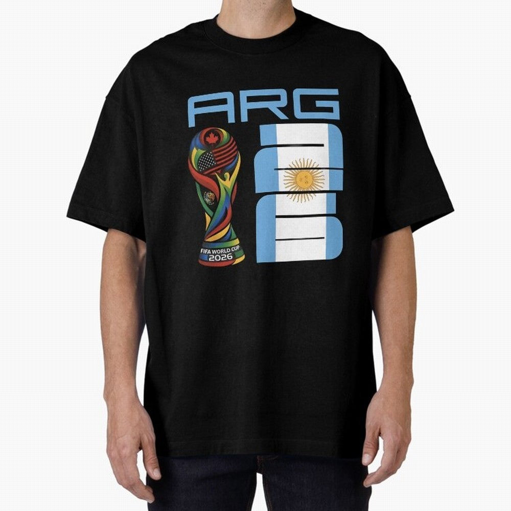 Argentina World Cup 2026 Soccer Fan Art - ARG Albiceleste Essential T-Shirt Follow Every Goal of Global Football Passion for FIFA World Cup 2026, Filled with Messi, England, France and Netherlands, Supporter Pride, Iconic Celebrations, Legendary