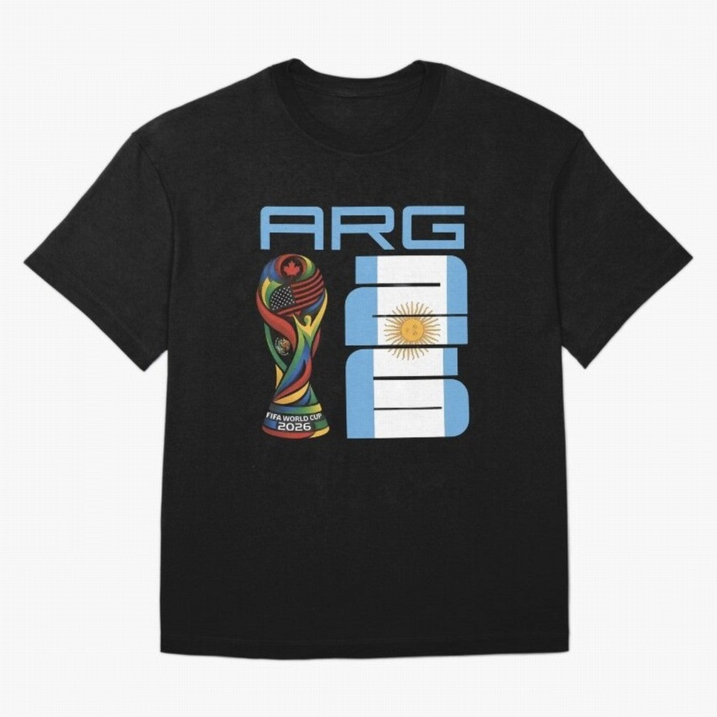 Argentina World Cup 2026 Soccer Fan Art - ARG Albiceleste Essential T-Shirt Follow Every Goal of Global Football Passion for FIFA World Cup 2026, Filled with Messi, England, France and Netherlands, Supporter Pride, Iconic Celebrations, Legendary