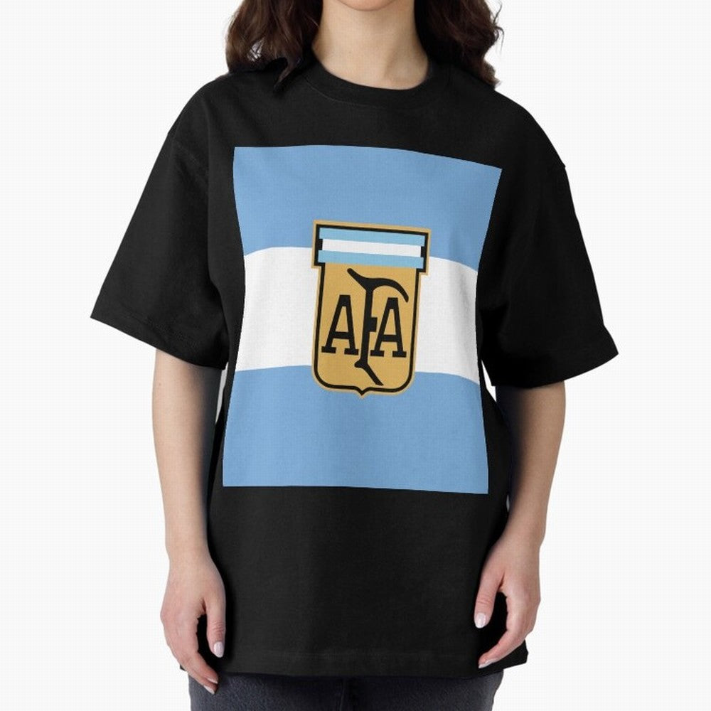Argentina | 2026 World Cup Fan Apparel Oversized T-Shirt Make Game Day About FIFA World Cup 2026 USA Canada Mexico for Fans of CR7 and Messi and Argentina, France and Brazil, Bringing Stadium Memories, Football Loyalty, International Chants and