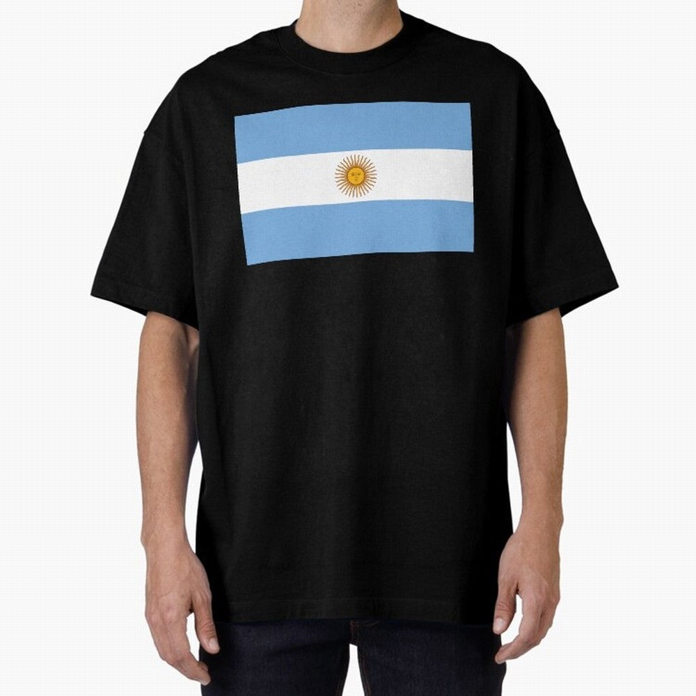 Argentina Oversized T-Shirt Discover Match Day Hype around FIFA World Cup 2026 USA Canada Mexico, Messi, CR7 and Mbappe, Argentina and Brazil, Game Day Rituals, Football Legends, Country Pride and the Road to the Final; Ideal for Passionate Fans