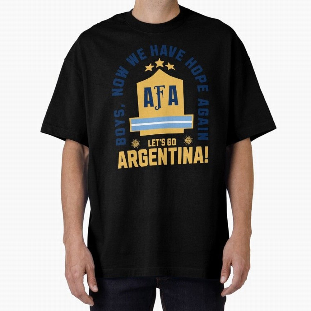 Argentina Soccer 2026 Boys We Have Hope Again Fan Design Classic T-Shirt Show Your Love for Global Football Passion for FIFA World Cup 2026, Driven by CR7 and Messi, England, Football Festival Excitement, Trophy Ambitions, Country Rivalries and