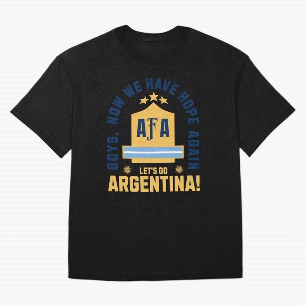 Argentina Soccer 2026 Boys We Have Hope Again Fan Design Classic T-Shirt Show Your Love for Global Football Passion for FIFA World Cup 2026, Driven by CR7 and Messi, England, Football Festival Excitement, Trophy Ambitions, Country Rivalries and