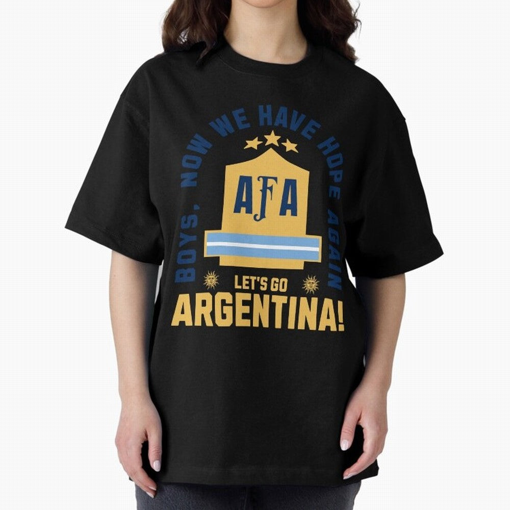 Argentina Soccer 2026 Boys We Have Hope Again Fan Design Classic T-Shirt Show Your Love for Global Football Passion for FIFA World Cup 2026, Driven by CR7 and Messi, England, Football Festival Excitement, Trophy Ambitions, Country Rivalries and