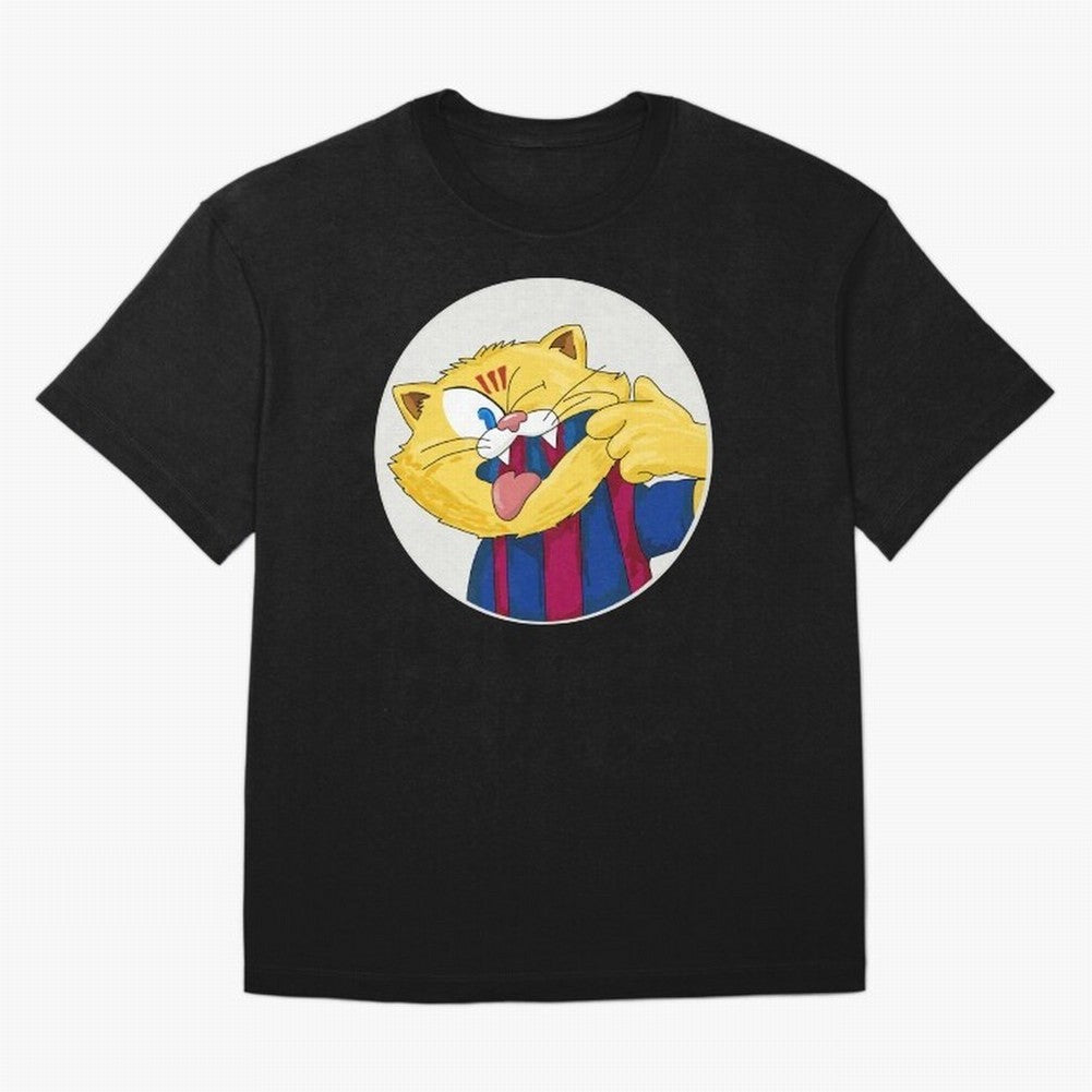 Catculer of FC Barcelona Classic T-Shirt Show Love for Legendary Goals in FIFA World Cup 2026 USA Canada Mexico Featuring Neymar, Haaland and Cristiano Ronaldo, Spain and Netherlands Energy, Vintage Soccer Flavor, Modern Football Stars, National