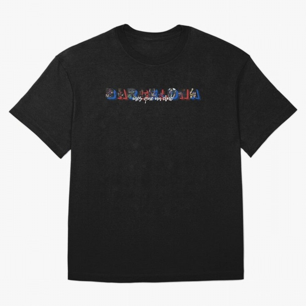 Barcelona Mes Que Un Club Classic T-Shirt Show Your Stadium Side during FIFA World Cup 2026 Group Stage for Fans of Cristiano Ronaldo, Haaland and CR7 and England, France and Netherlands, Bringing Classic Soccer Heritage, Championship Pressure, Fan