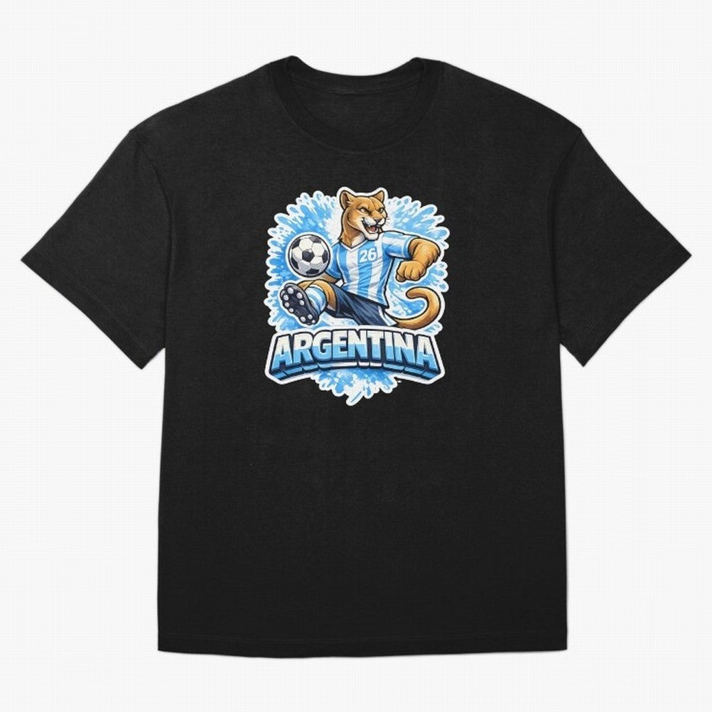 Argentina Soccer Mascot - Albiceleste Edition Essential T-Shirt Feel International Energy from FIFA World Cup 2026 USA Canada Mexico Spirit, Celebrating Portugal, Neymar, Haaland and Cristiano Ronaldo, Supporter Pride, Iconic Celebrations,