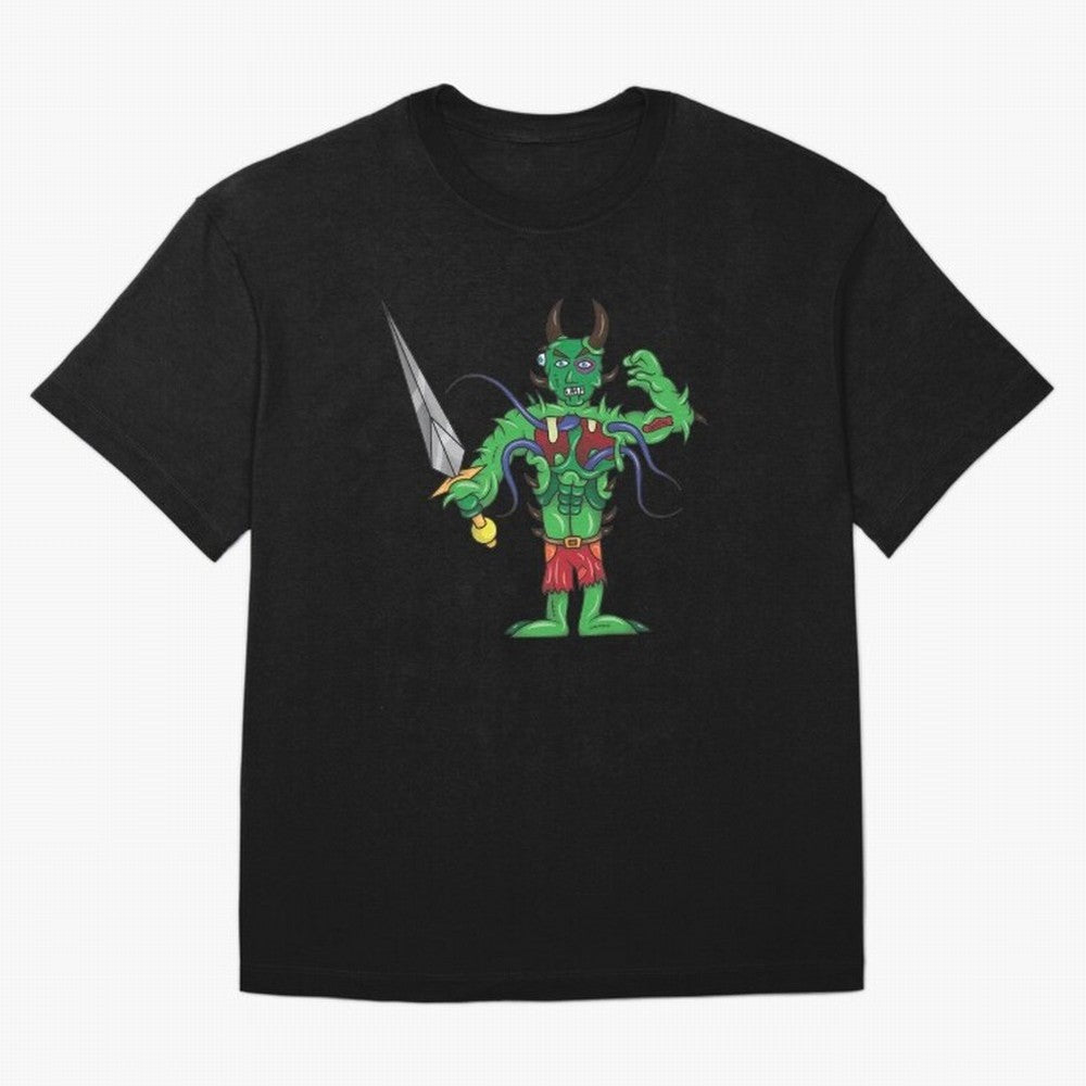 Creature #76A - Messi the Monster Classic T-Shirt Support Your Favorite Stars during Match Day Hype around FIFA World Cup 2026 Group Stage, Messi and Cristiano Ronaldo, Argentina, France and Brazil, Sports Nostalgia, International Competition,