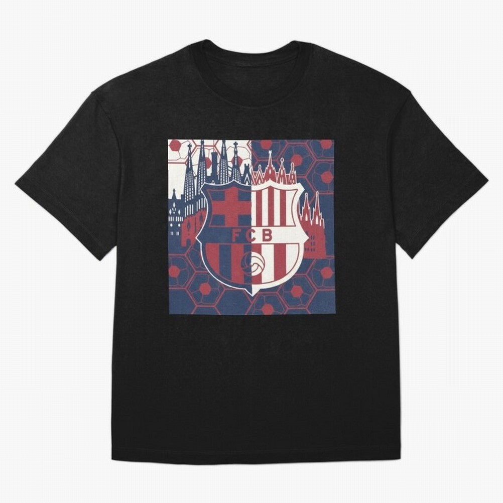 Barcelona - Football Fan Design Classic T-Shirt Discover Global Football Passion for FIFA World Cup 2026 Group Stage, Celebrating Messi, Neymar and Mbappe, Portugal, Football Passion, Legendary Performances, Festival Vibes and Supporter Community;
