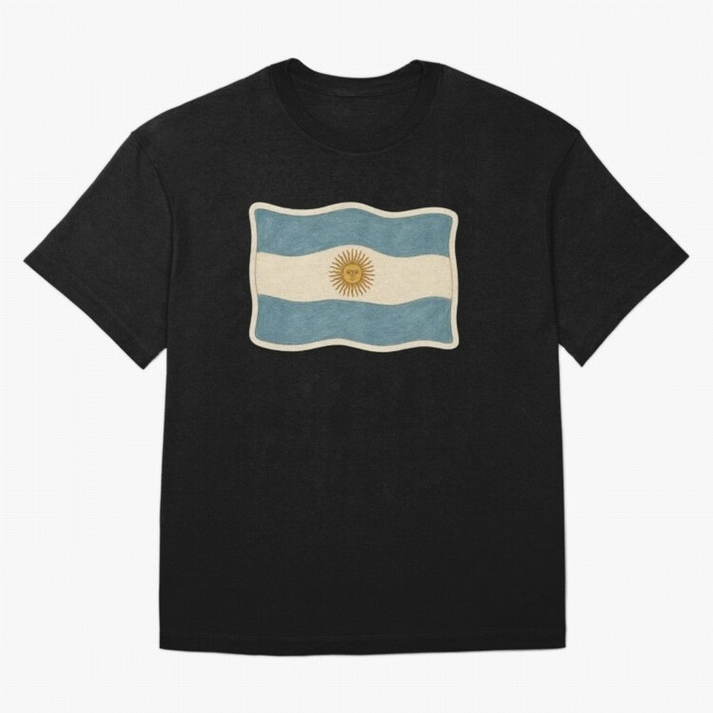 Argentina Flag Classic Sun of May National Design Classic T-Shirt Honor the FIFA World Cup 2026 Journey through CR7 and Messi Highlights, England Pride, Retro Football Energy, Iconic Rivalries, Trophy Chase Drama and Stadium Atmosphere; Created for